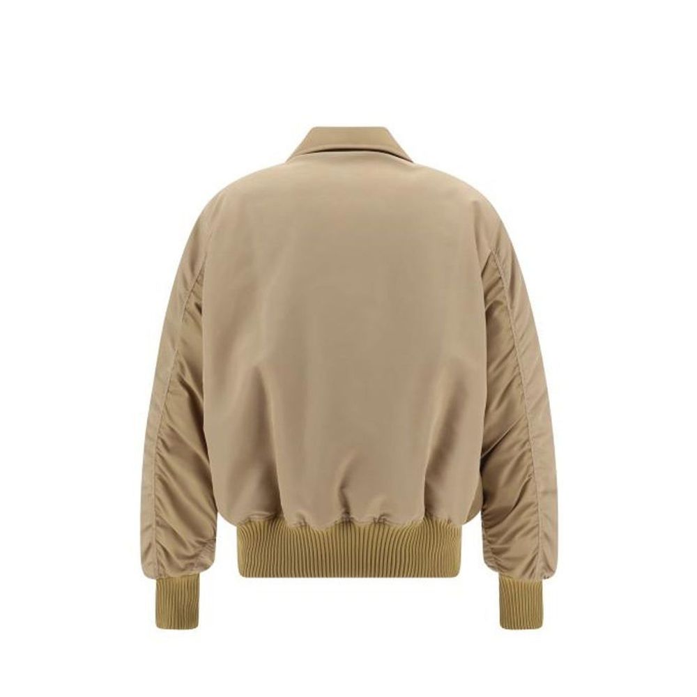 Palm Angels Beige Polyamide Bomber