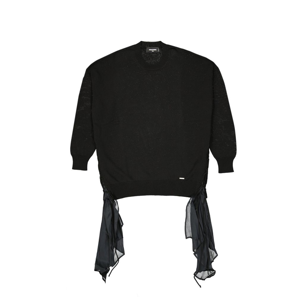 Dsquared² Black Cotton Sweatshirt