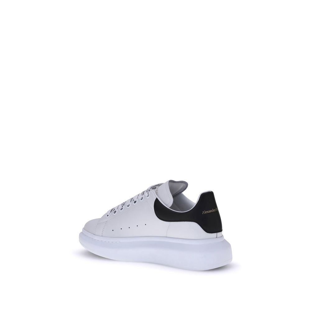 Alexander McQueen White Calf Leather Bos Taurus Platform Sneakers
