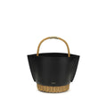 Sacai Black Calf Leather Bos Taurus Shoulder Bag