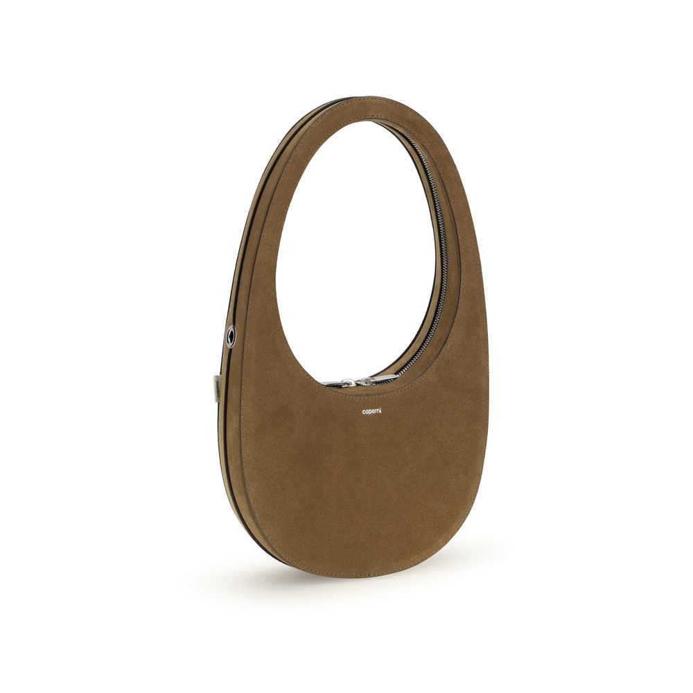 Coperni Brown Calf Leather Bos Taurus Shoulder Bag