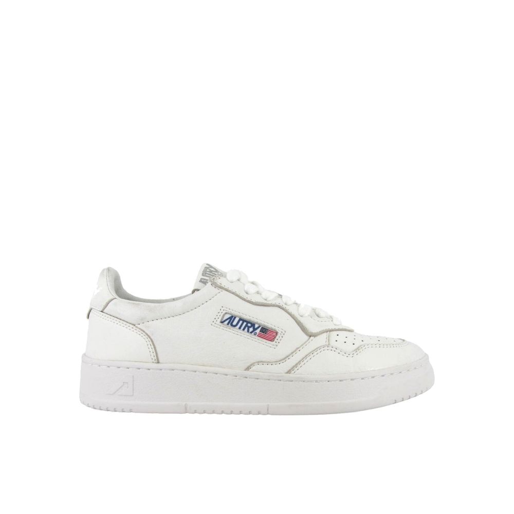 Autry White Leather Sneakers