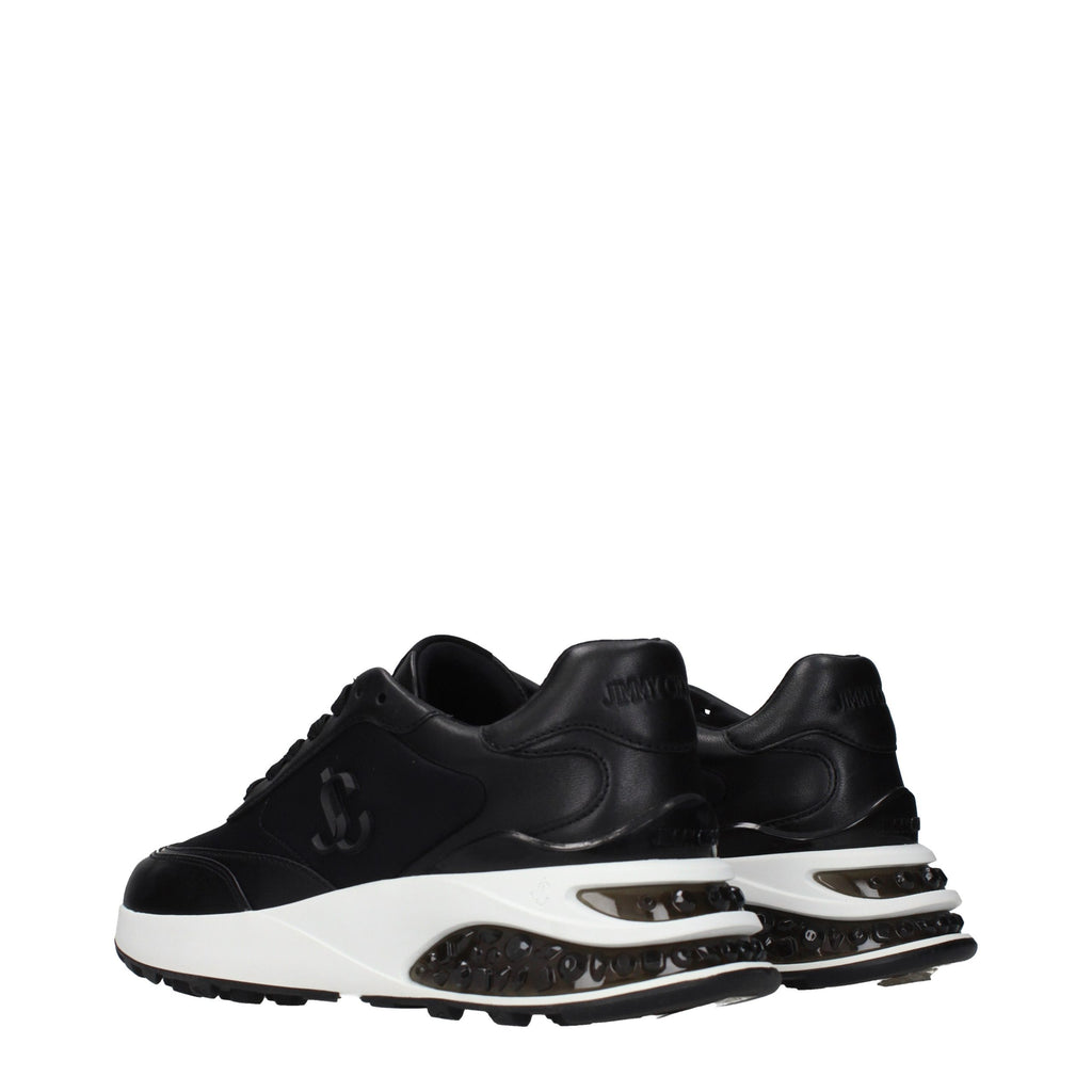 Jimmy Choo Black Fabric Athletic Sneakers