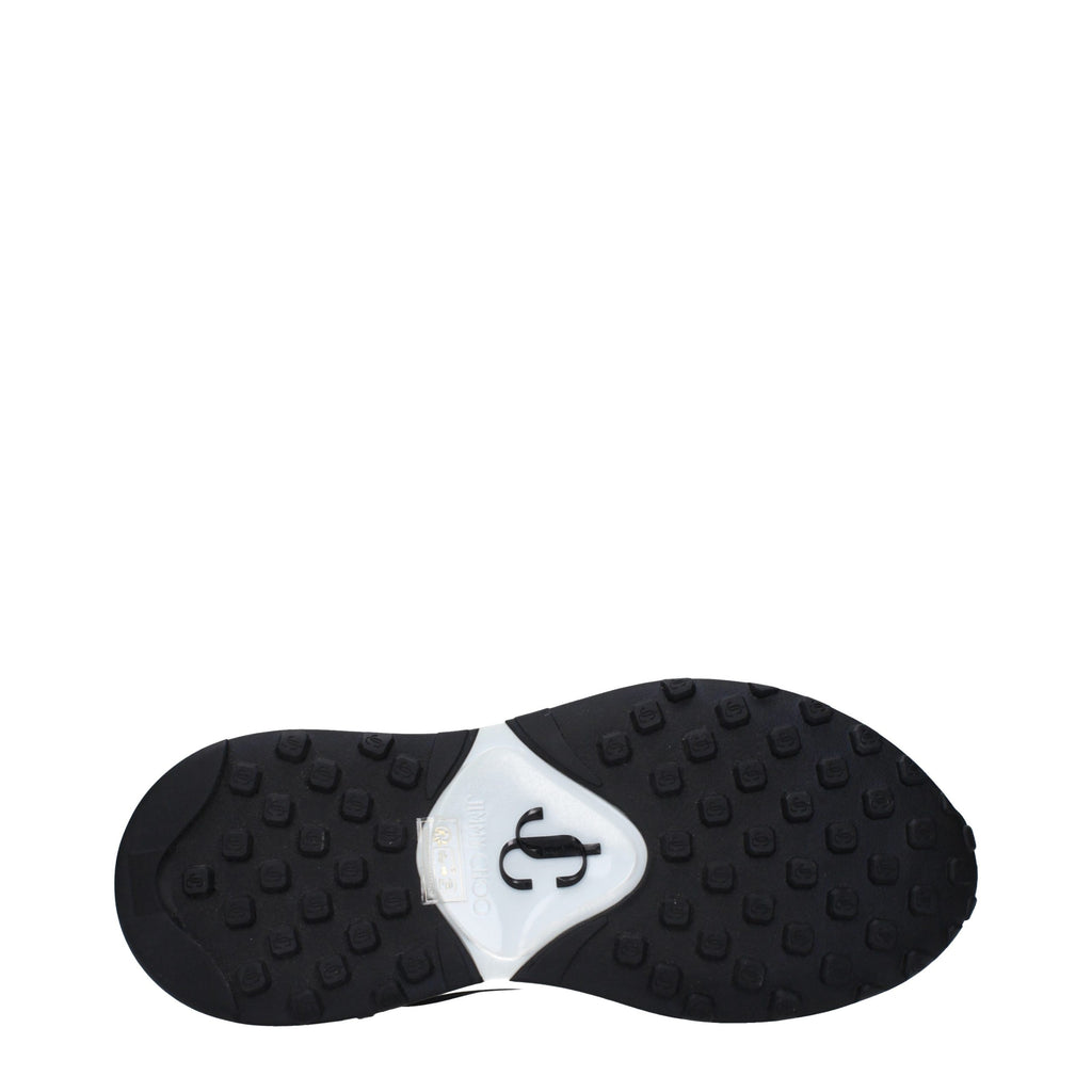 Jimmy Choo Black Fabric Athletic Sneakers
