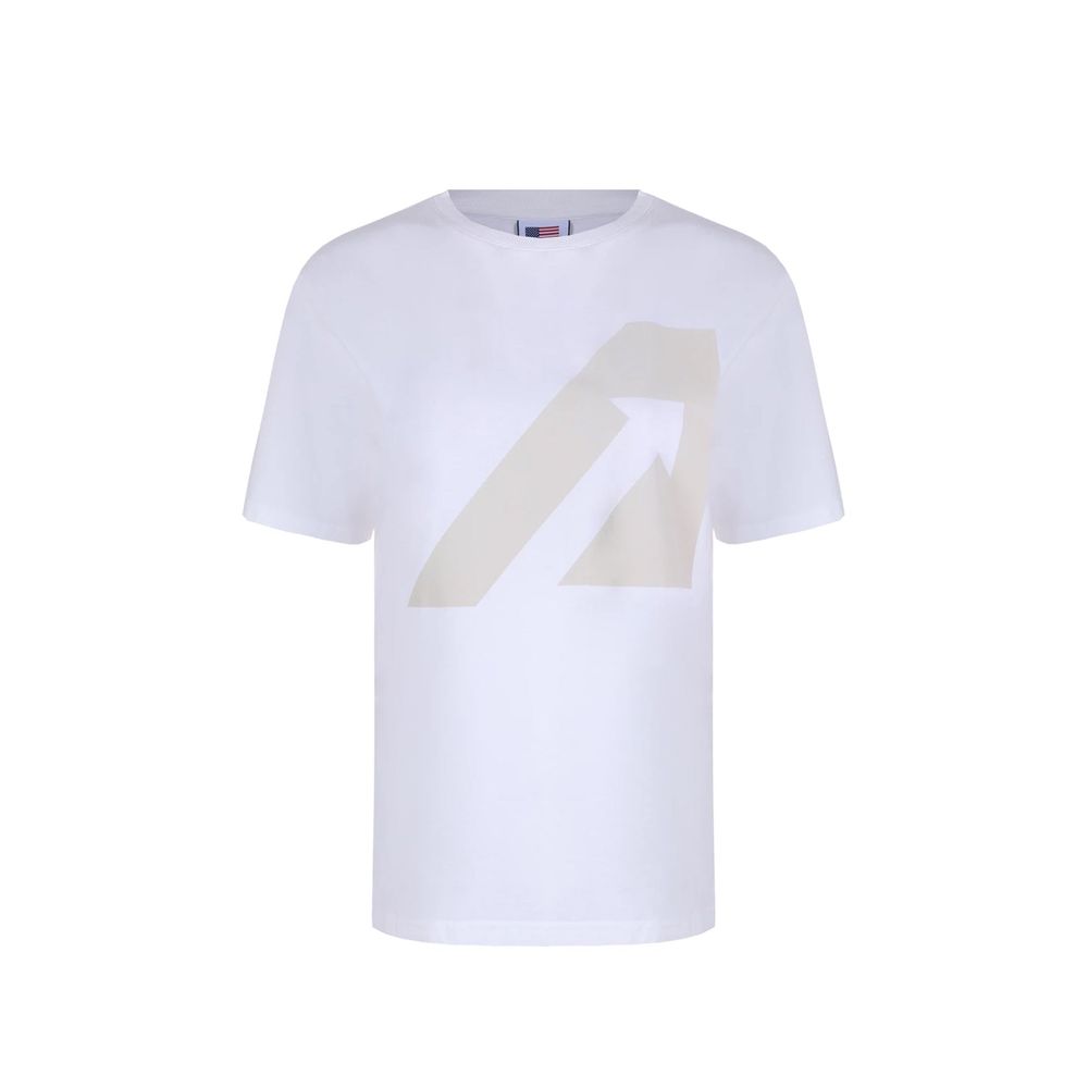 Autry White Cotton T-Shirt