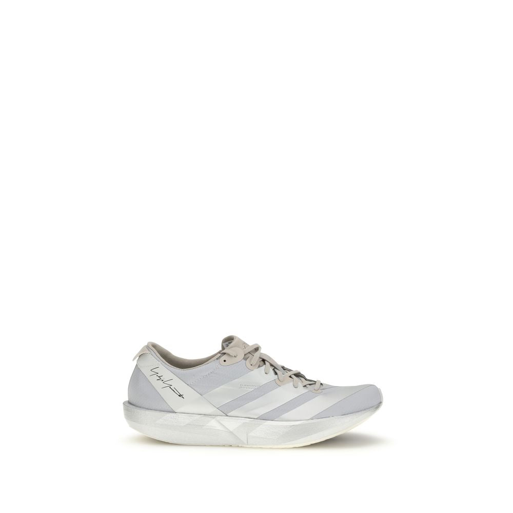 Y-3 Gray Fabric Athletic Sneakers