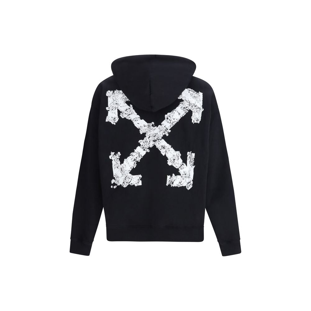 Off-White Black Cotton Sweatshirt
