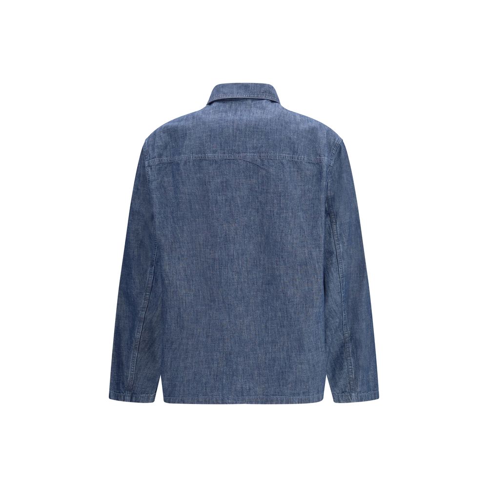 Jil Sander Blue Cotton Denim Jacket