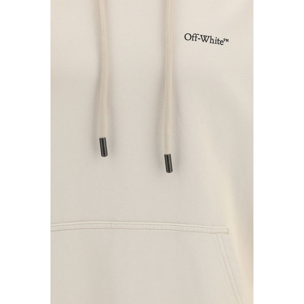 Off-White Beige Cotton Sweatshirt