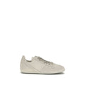 Rick Owens Gray Calf Leather Bos Taurus Low Top Sneakers