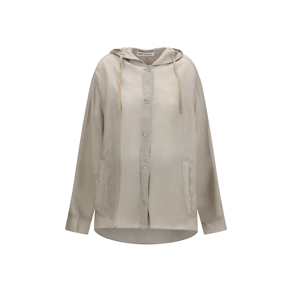 Our Legacy Gray Copper Shell Jacket