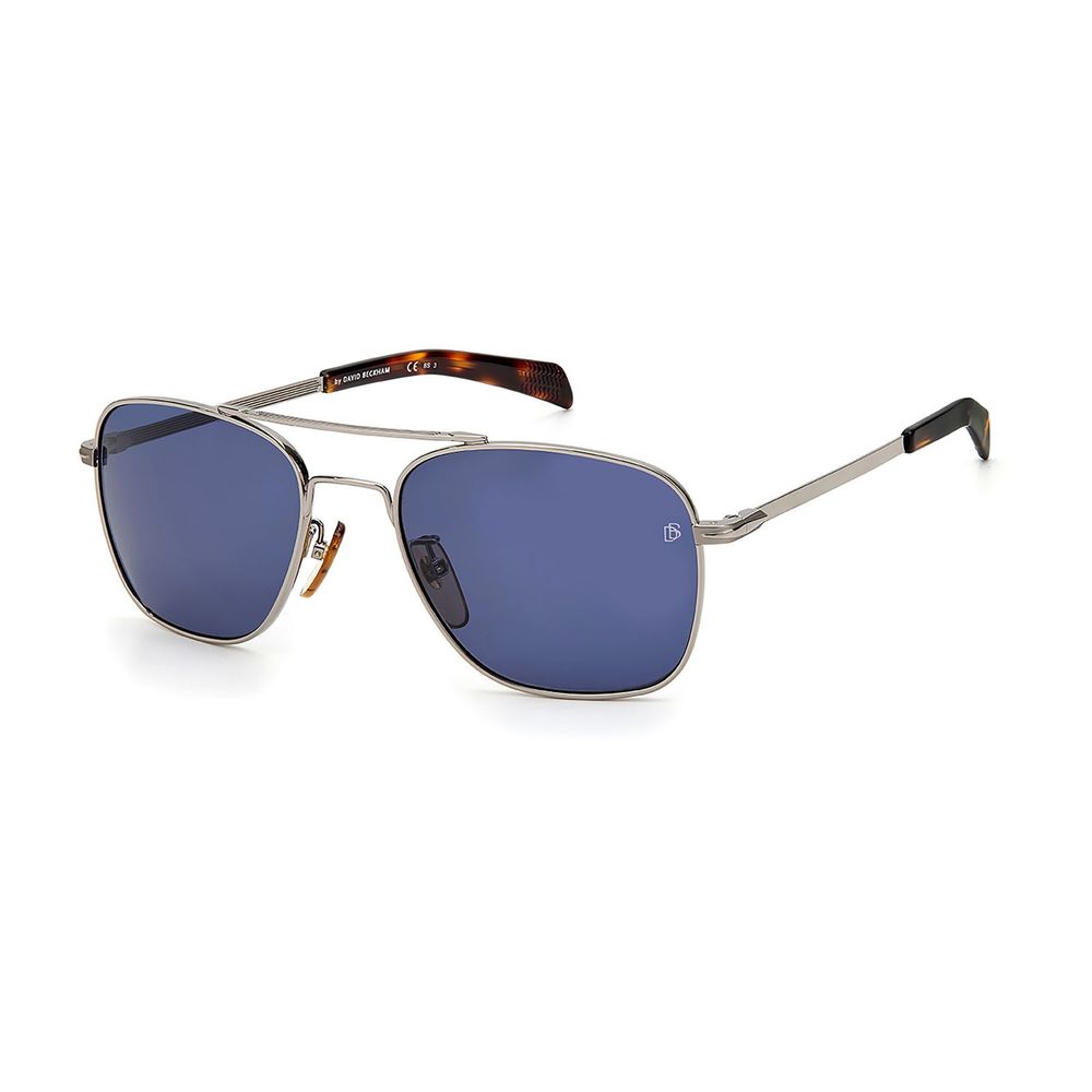 David Beckham Gray Metal Sunglasses