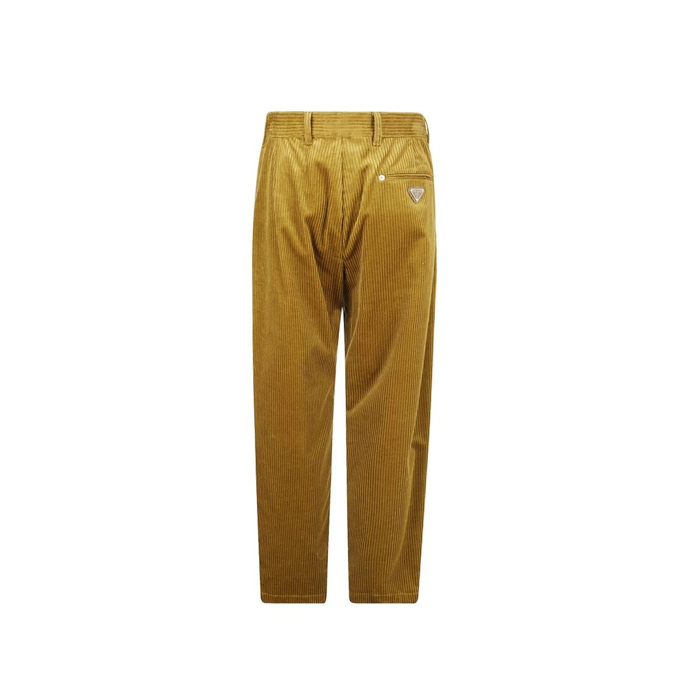 Prada Multicolor Cotton Casual Pants