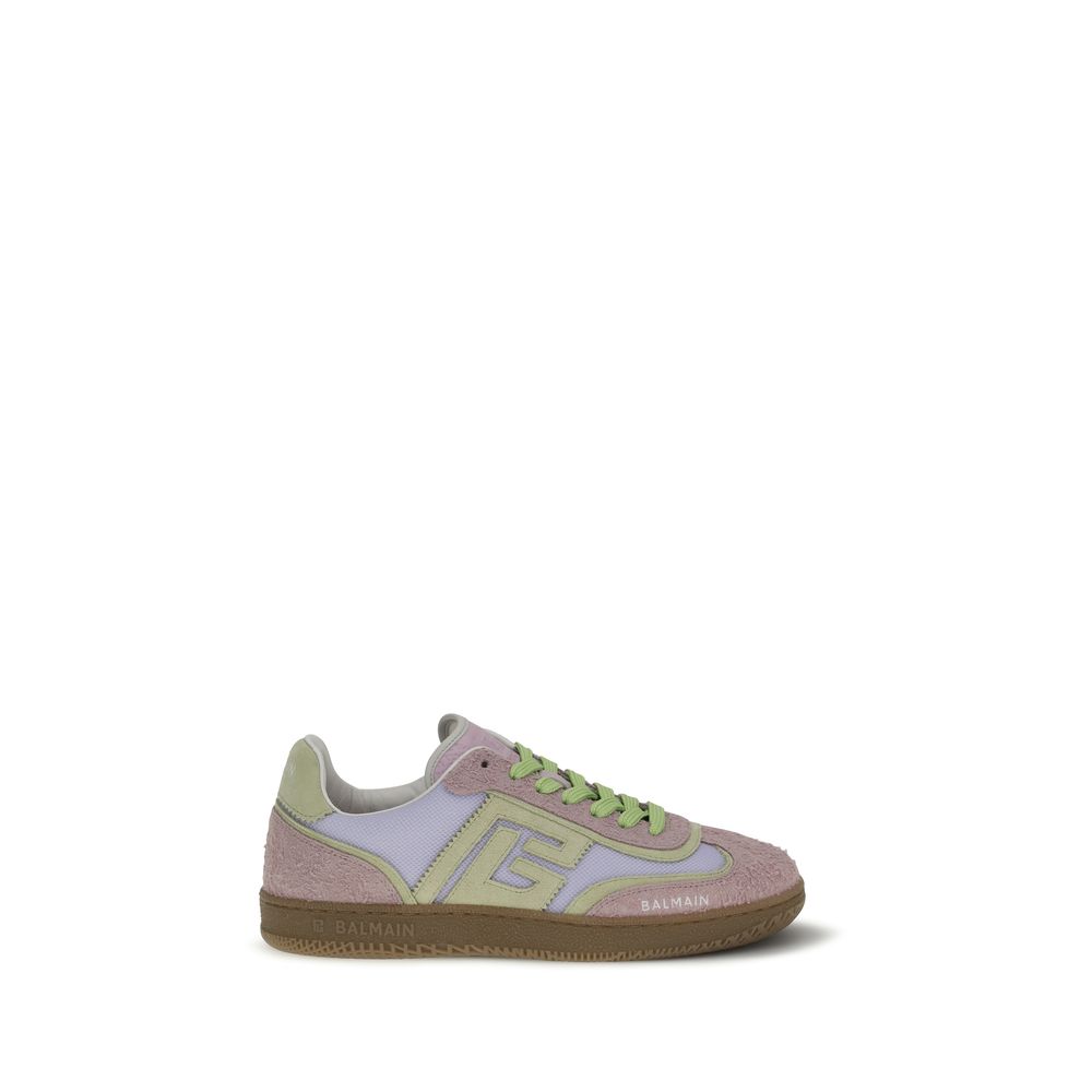 Balmain Multicolor Calf Leather Bos Taurus Athletic Sneakers