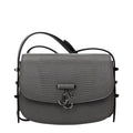 Jimmy Choo Gray Leather Shoulder Bag