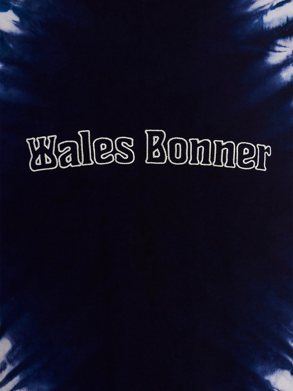 WALES BONNER Blue Cotton Sweatshirt