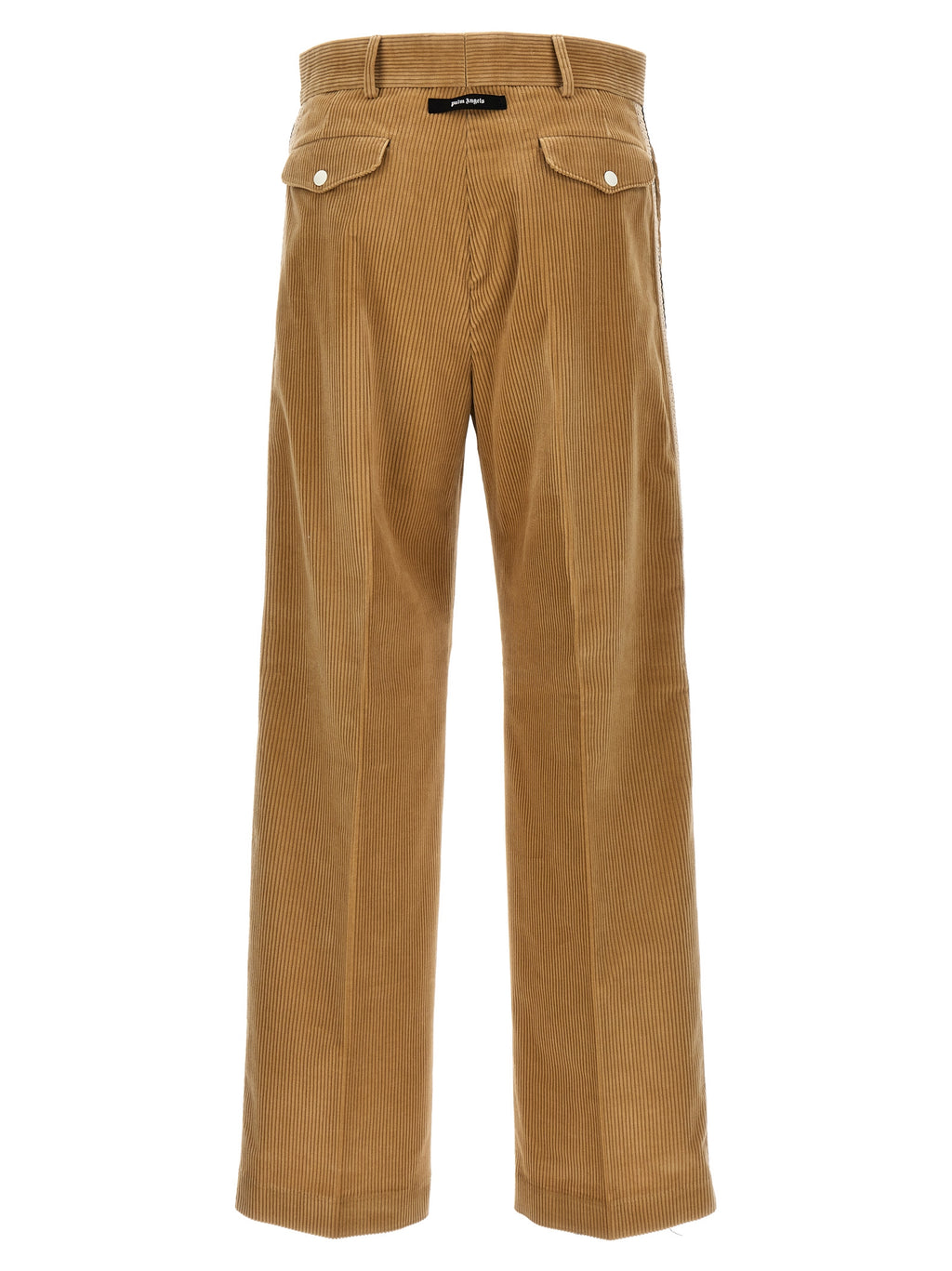 Palm Angels Beige Cotton Casual Pants