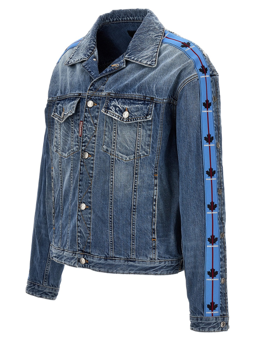 Dsquared² Blue Cotton Denim Jacket