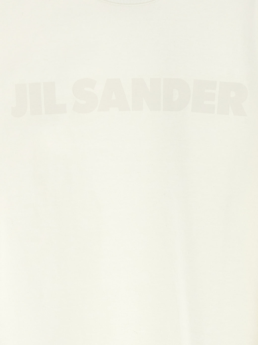 Jil Sander White Cotton Long Sleeve T-Shirt