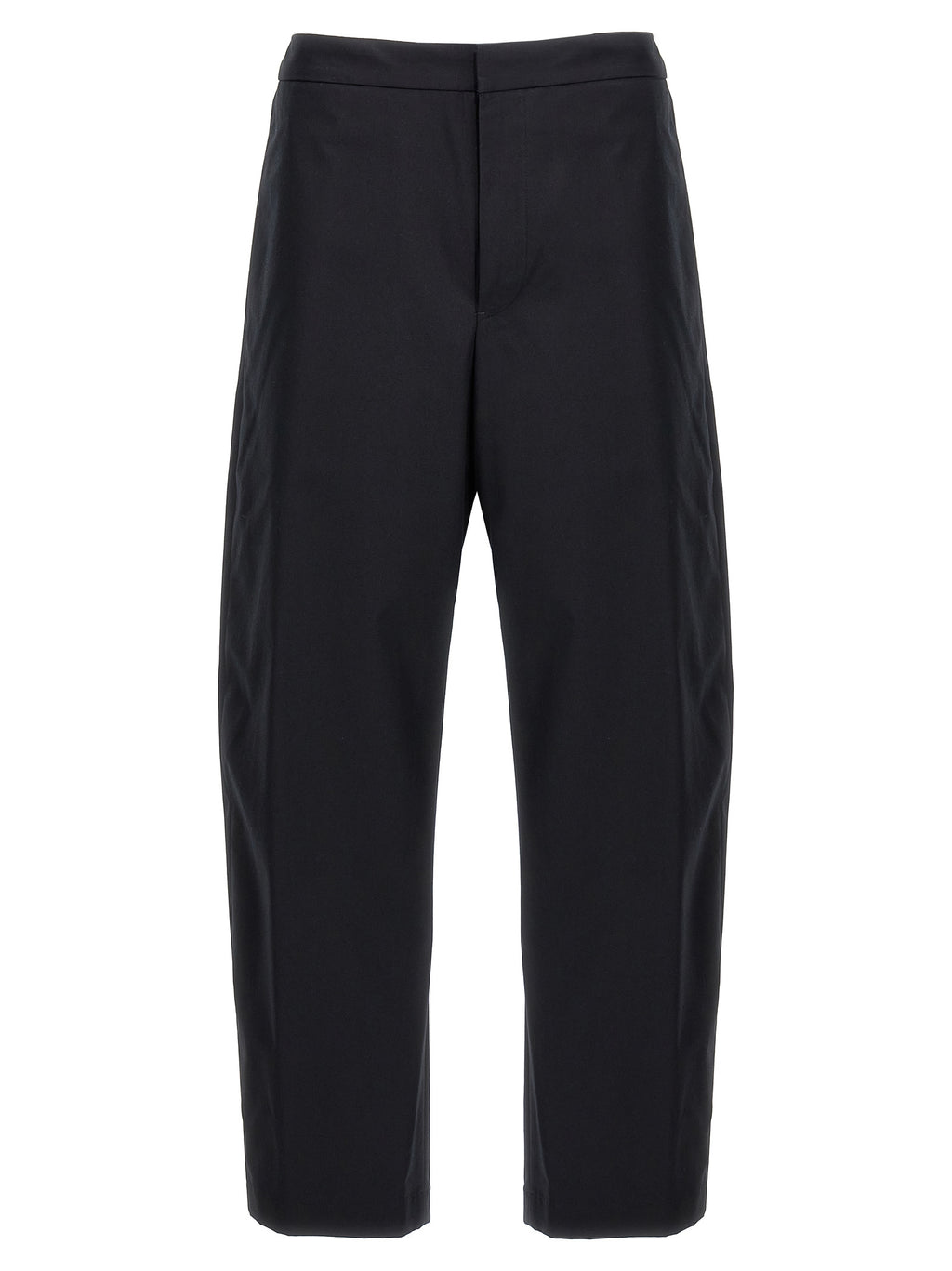 Jil Sander Blue Cotton Casual Pants
