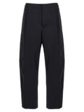 Jil Sander Blue Cotton Casual Pants