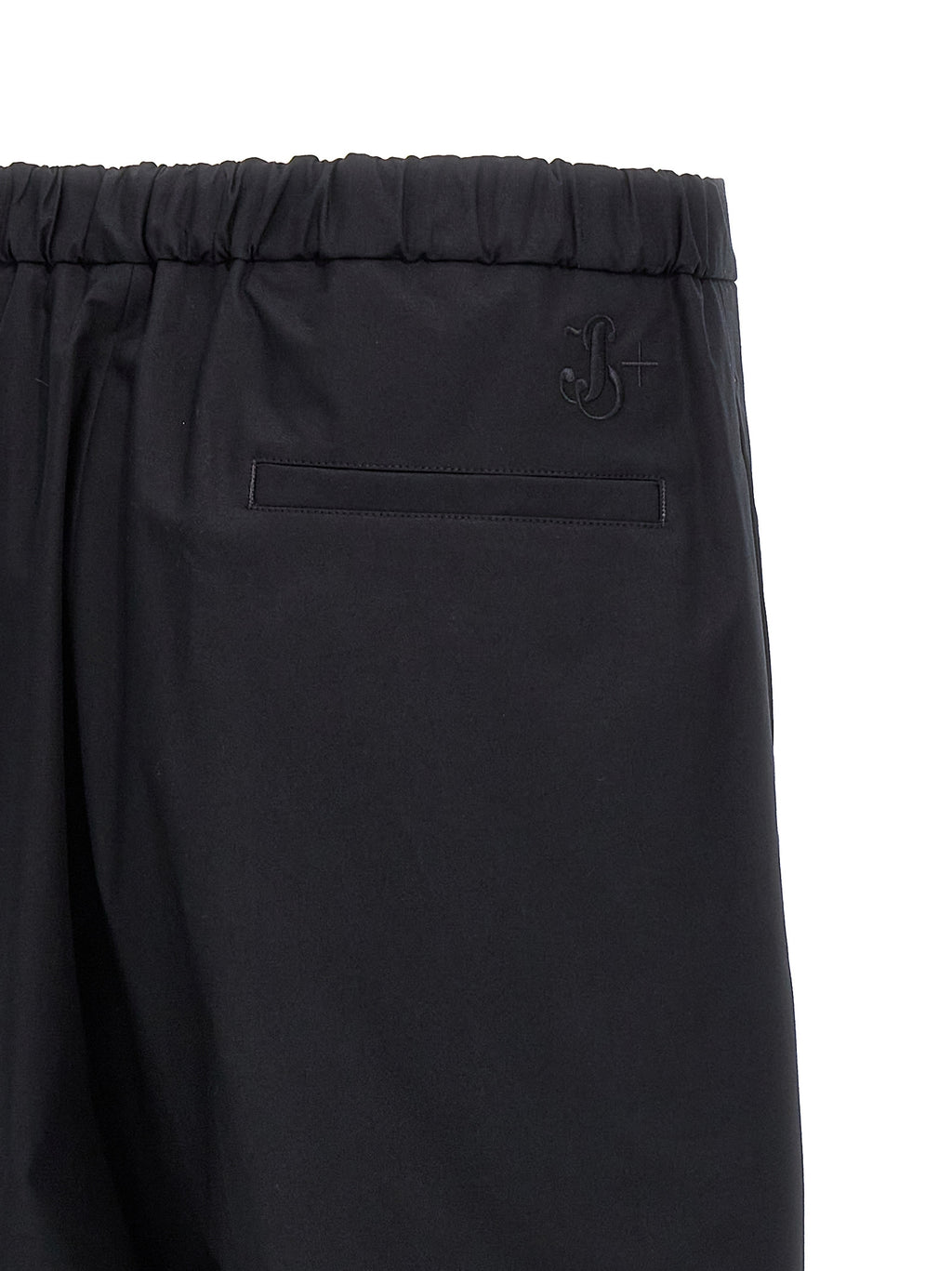 Jil Sander Blue Cotton Casual Pants