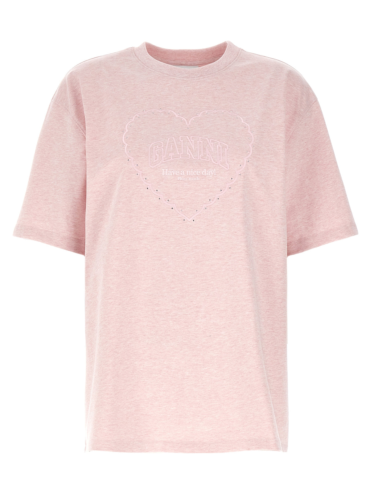 Ganni Multicolor Cotton T-Shirt