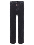 Dsquared² Blue Cotton Casual Pants