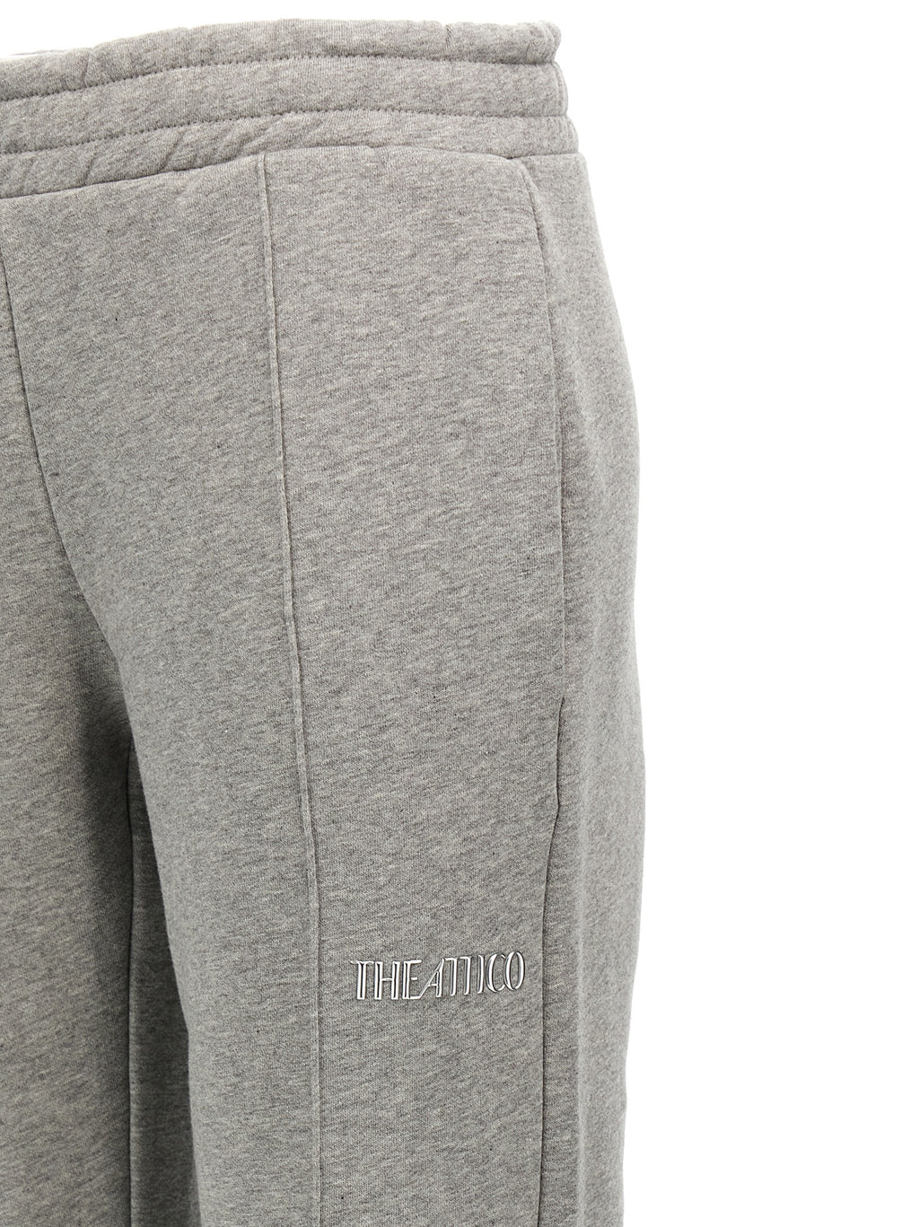 The Attico Gray Cotton Joggers (Workout Pants)