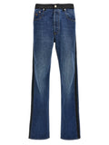 WALES BONNER Blue Cotton Straight-Leg Jeans