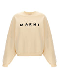 Marni White Cotton Sweatshirt