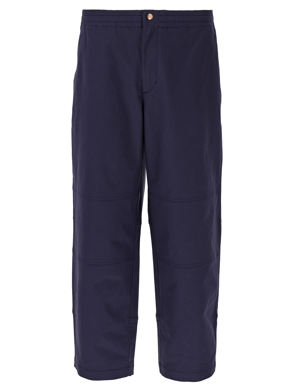 MONCLER GENIUS Blue Cotton Casual Pants