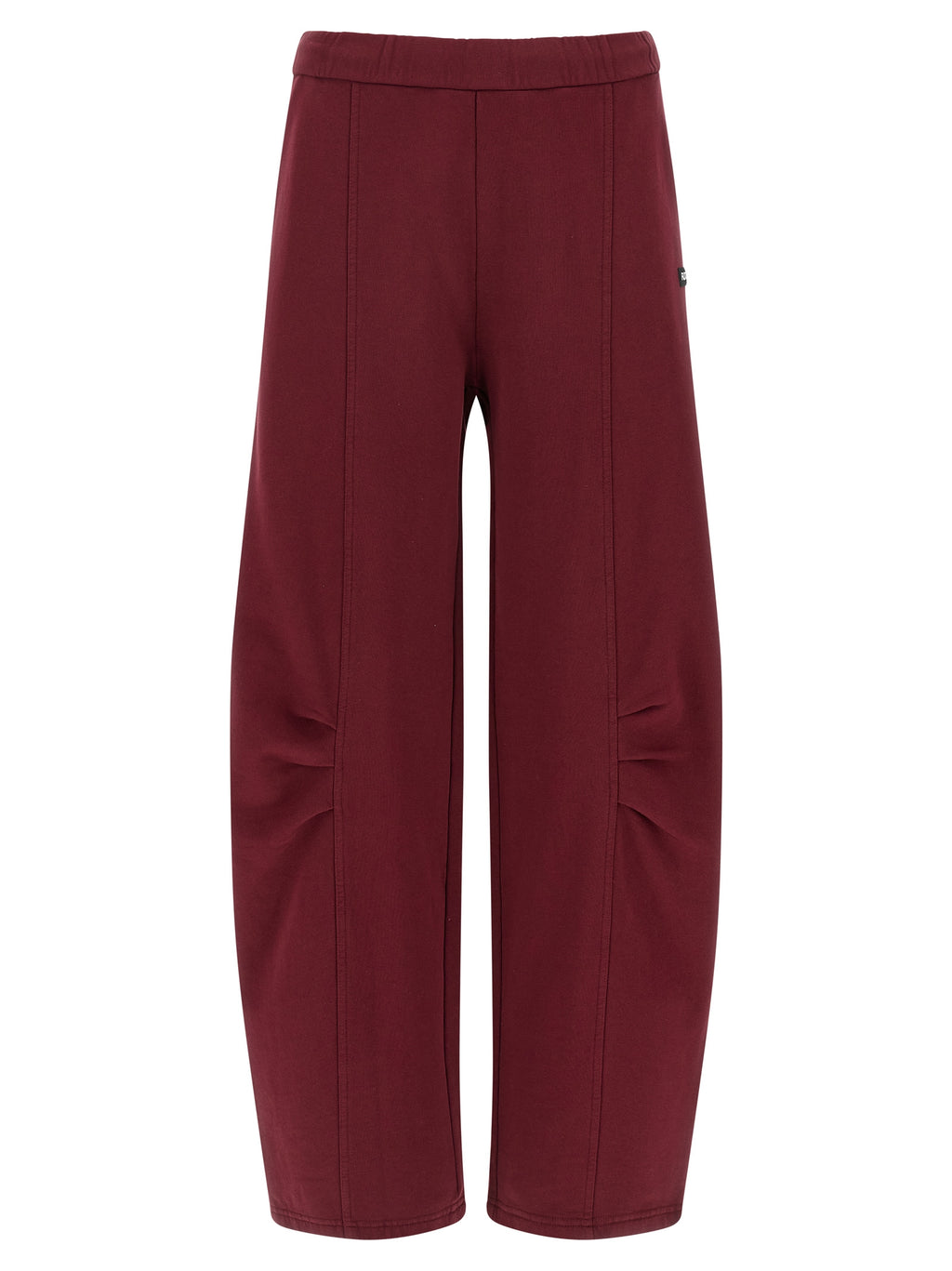 ROTATE BIRGER CHRISTENSEN Bordeaux Cotton Joggers (Workout Pants)