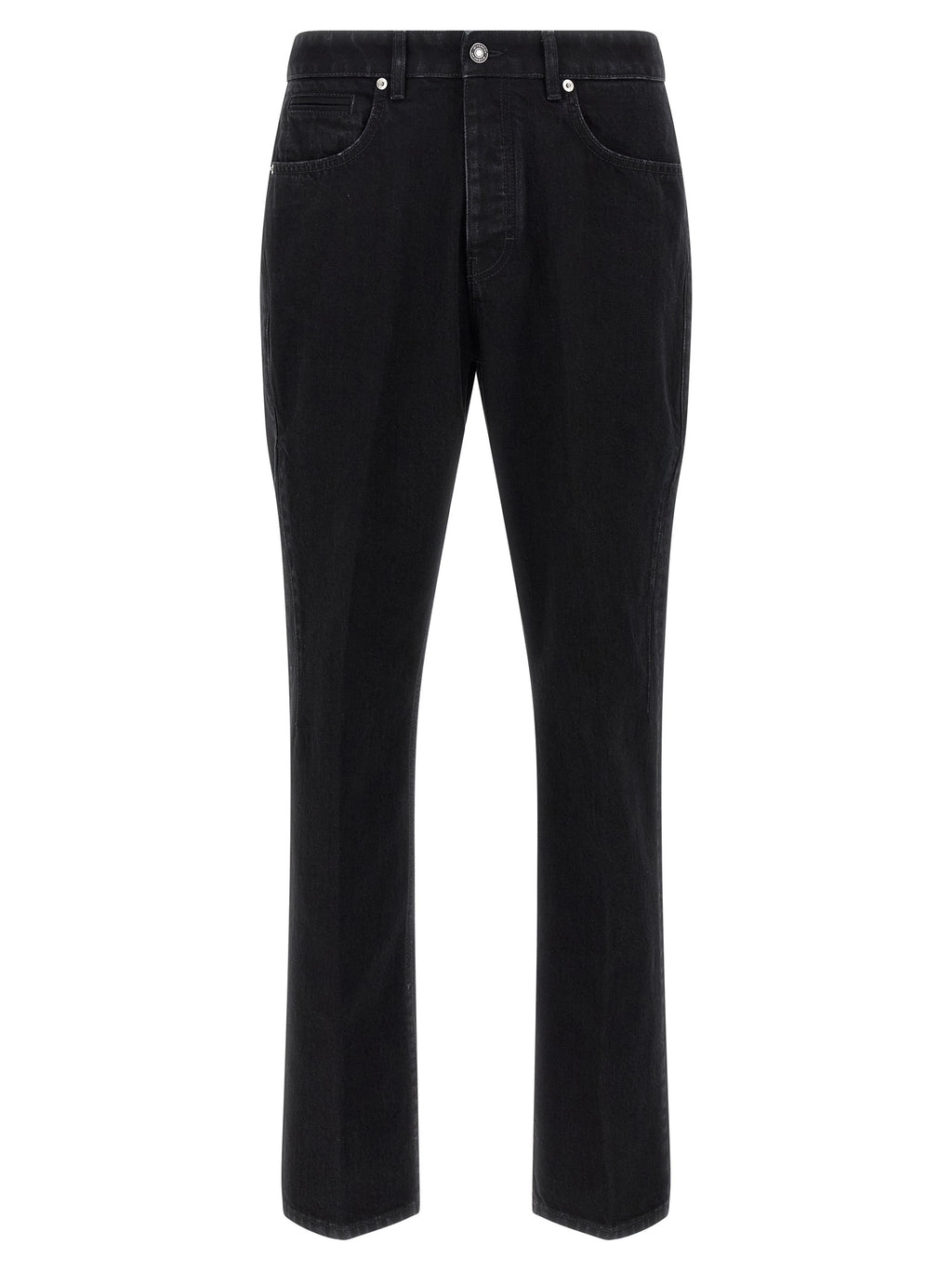 Givenchy Black Cotton Straight-Leg Jeans