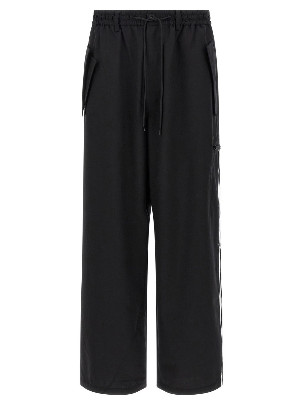 Y-3 Black Polyester Casual Pants