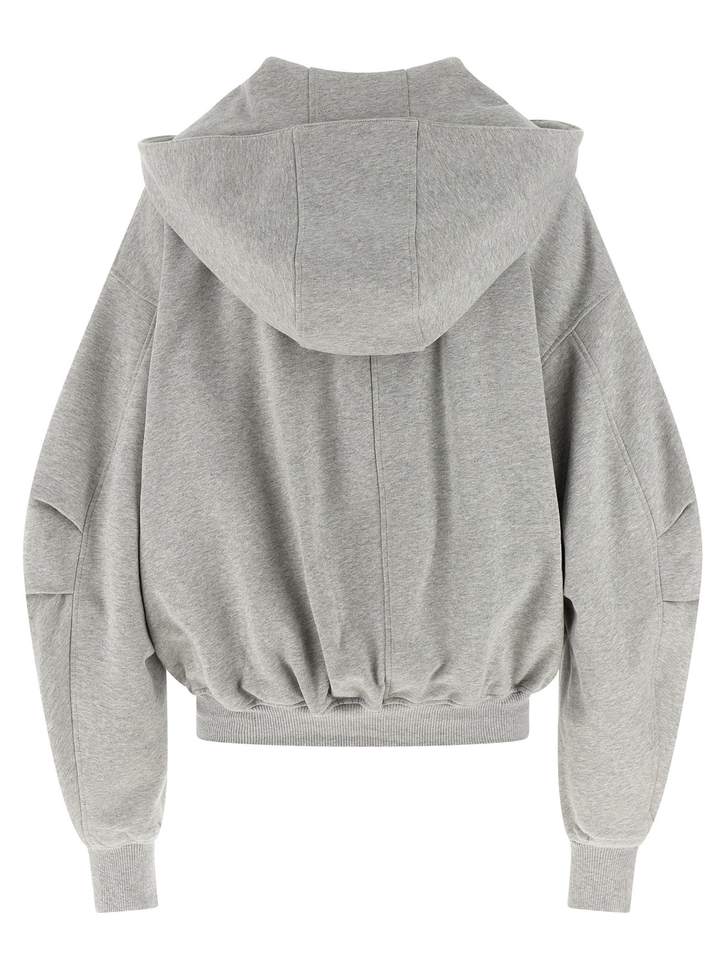 The Attico Gray Cotton Sweatshirt