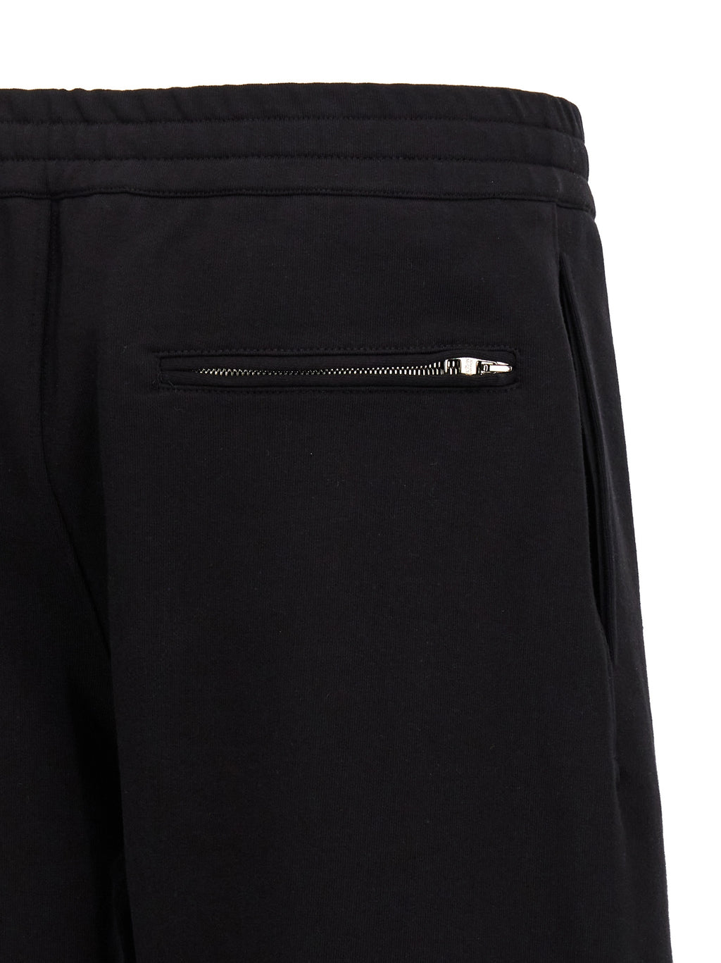 Alexander McQueen Black Cotton Bermuda Shorts