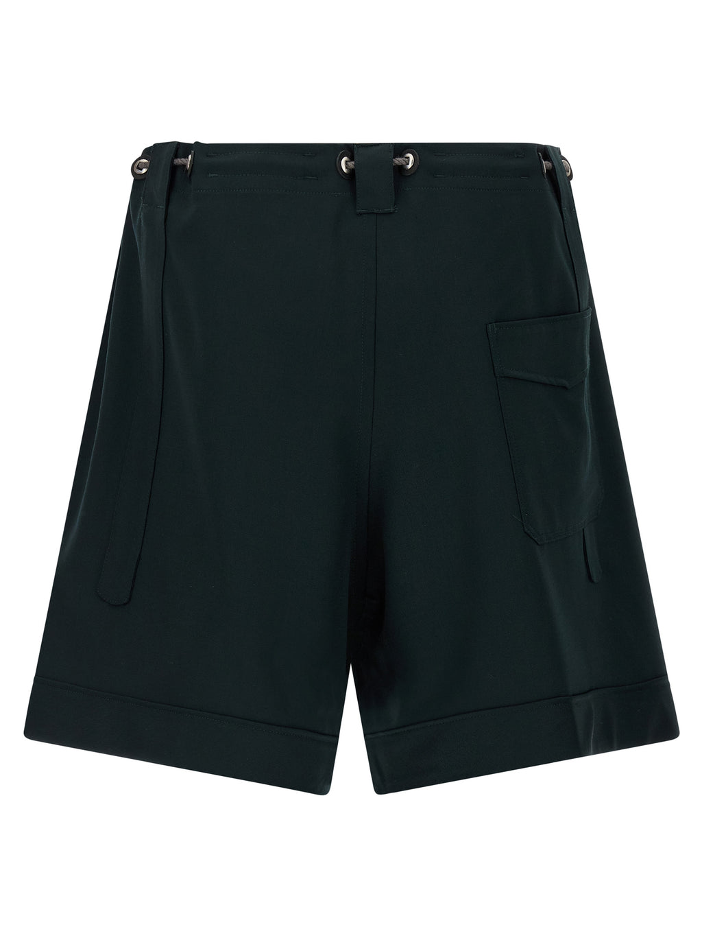 Kiko Kostadinov Bicolor Virgin Wool Bermuda Shorts