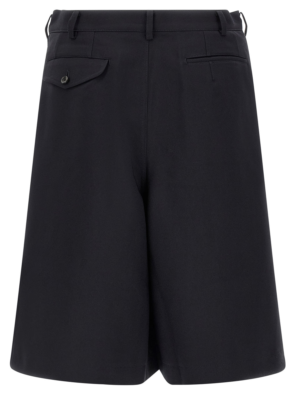 Comme Des Garçons Blue Polyester Bermuda Shorts