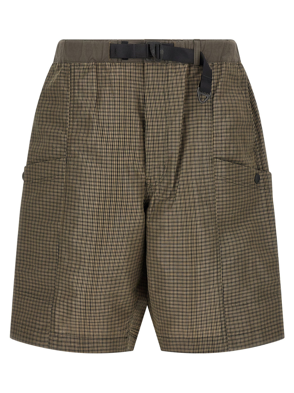 Comme Des Garçons Bicolor Linen Bermuda Shorts