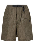 Comme Des Garçons Bicolor Linen Bermuda Shorts