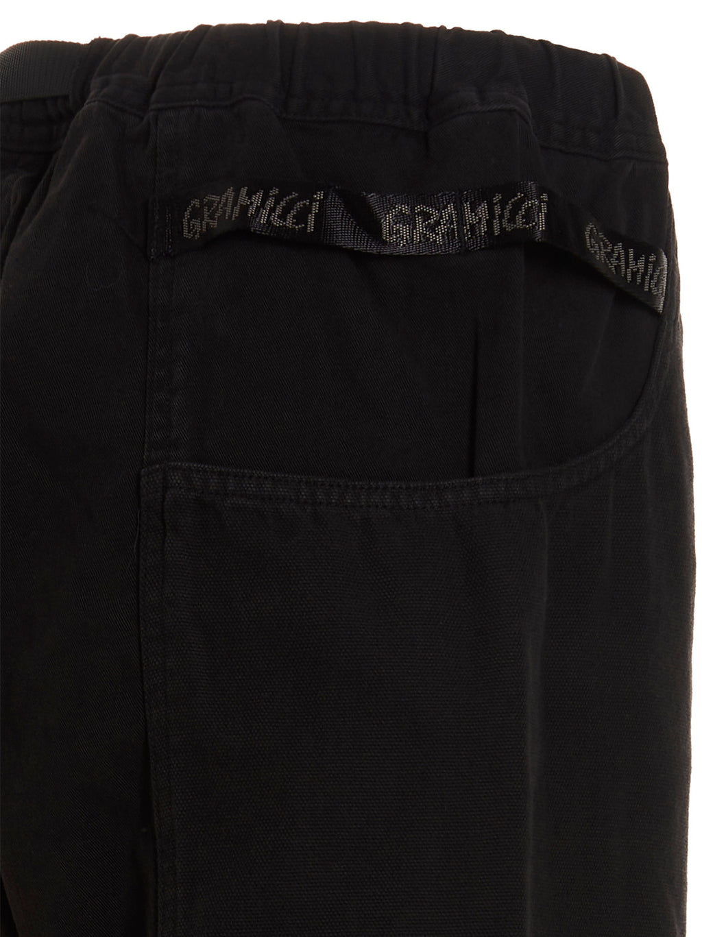Gramicci Black Cotton Cargo Pants