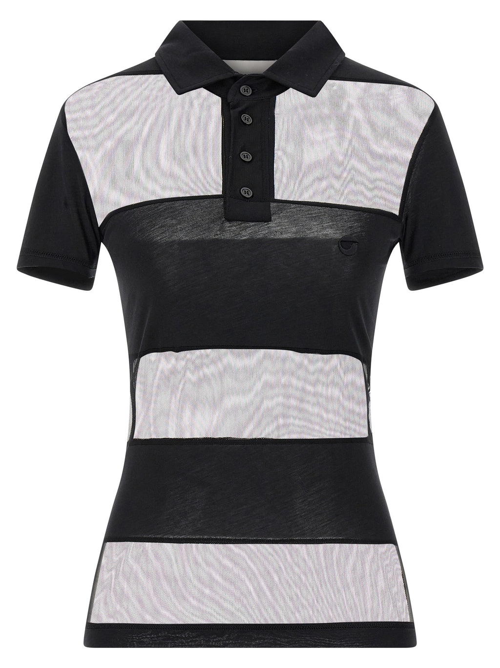 Coperni Black Cotton Polo Shirt