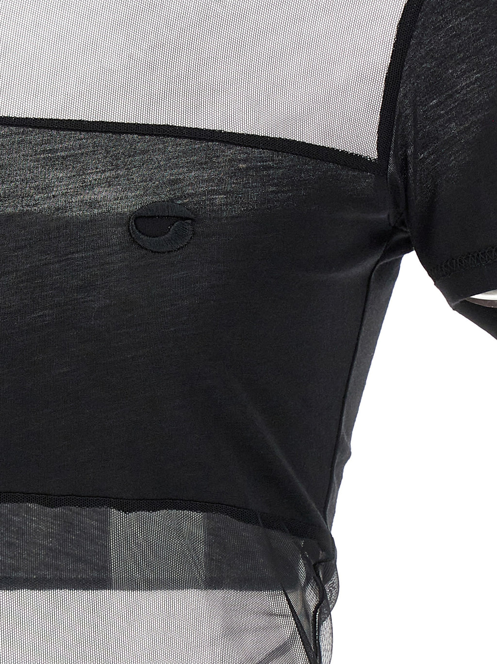 Coperni Black Cotton Polo Shirt