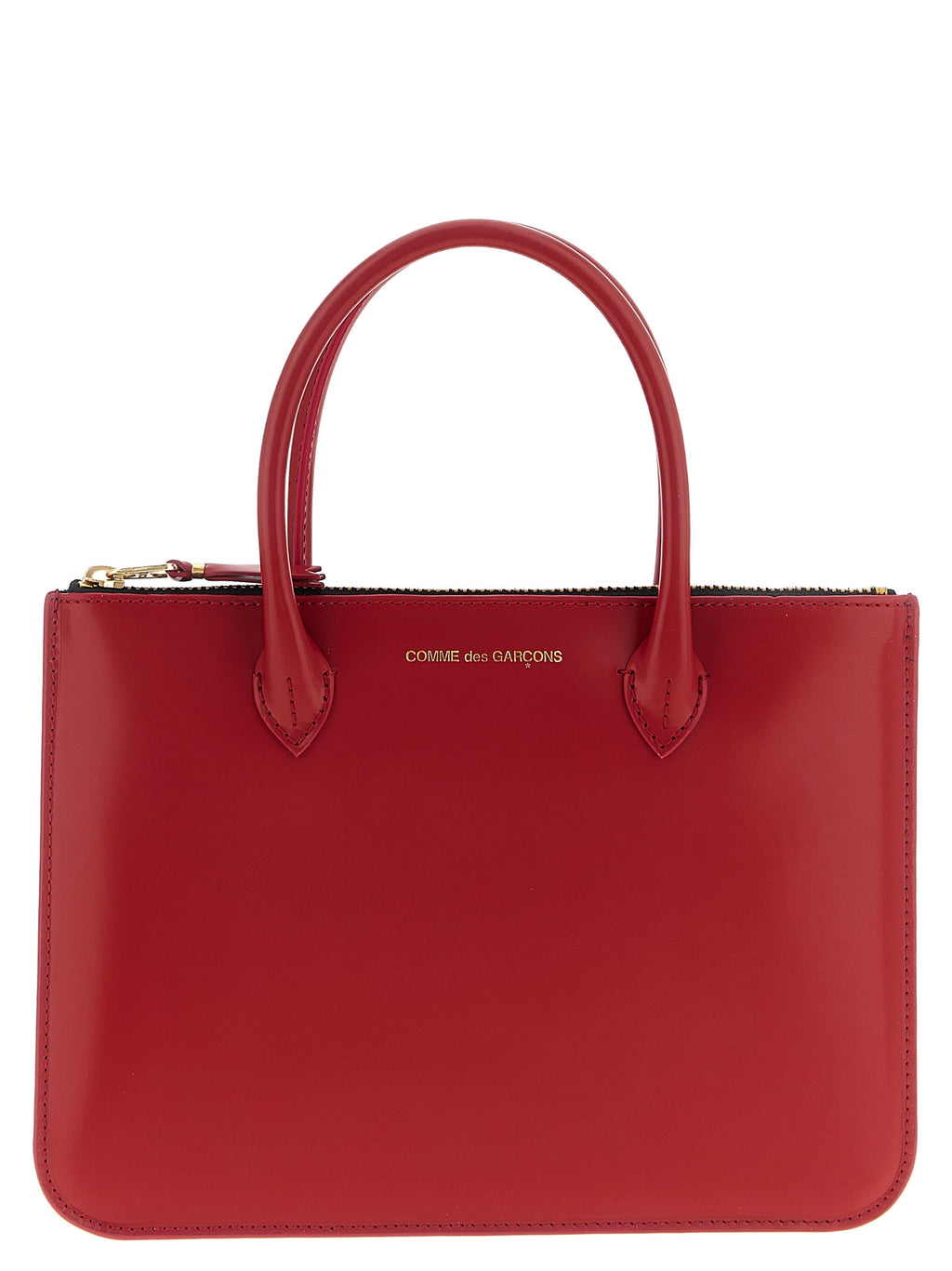 Comme Des Garçons Red Cowhide Handbag