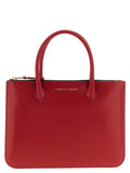 Comme Des Garçons Red Cowhide Handbag