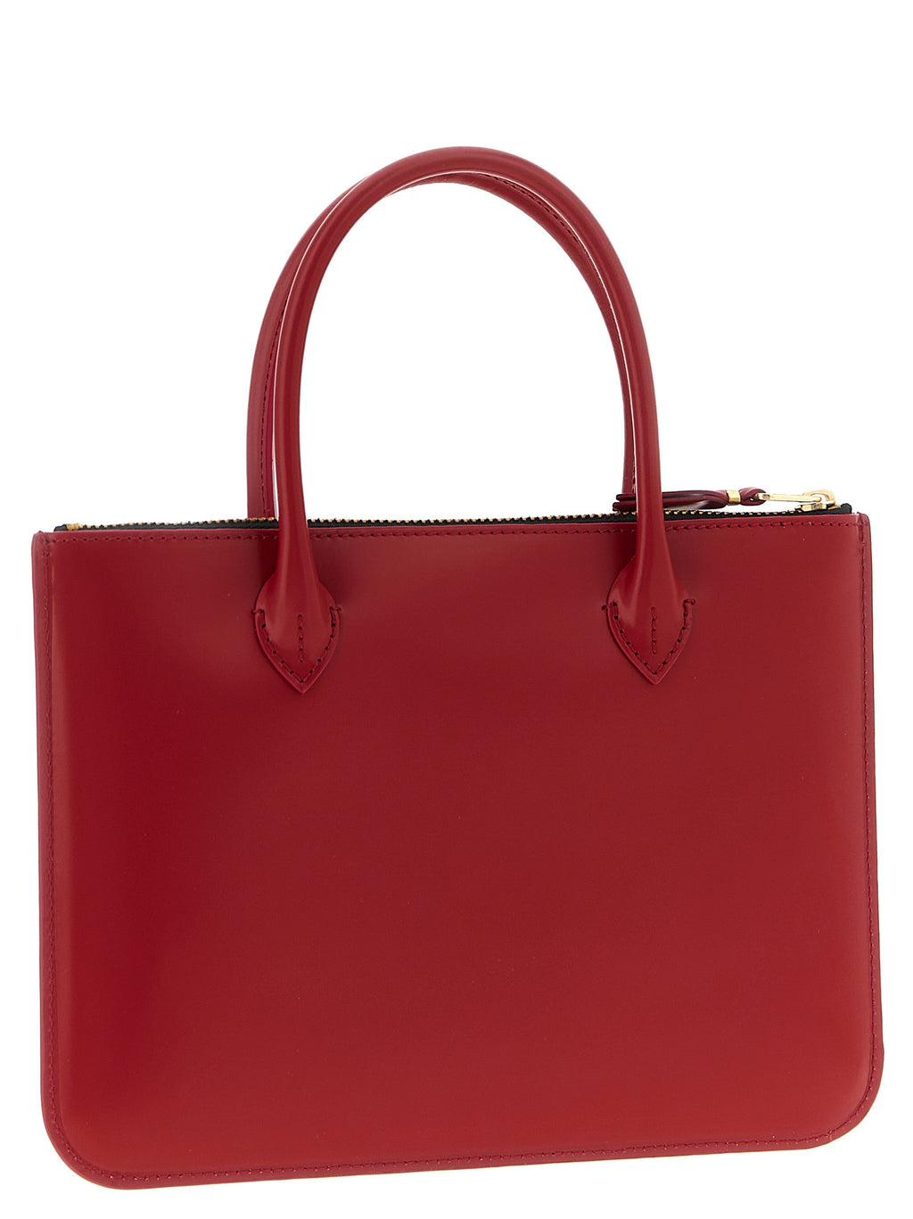Comme Des Garçons Red Cowhide Handbag