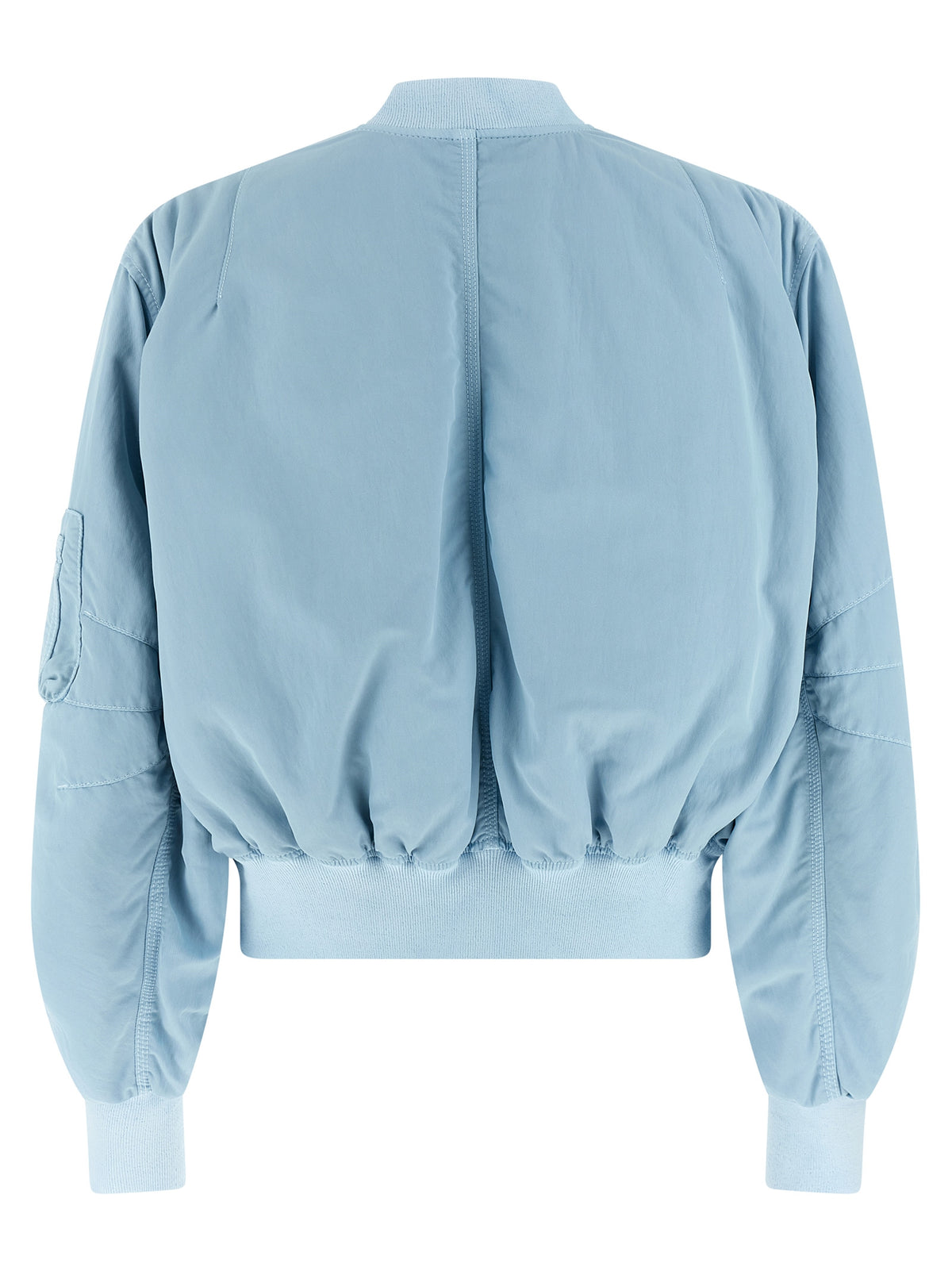 The Attico Blue Polyamide Bomber