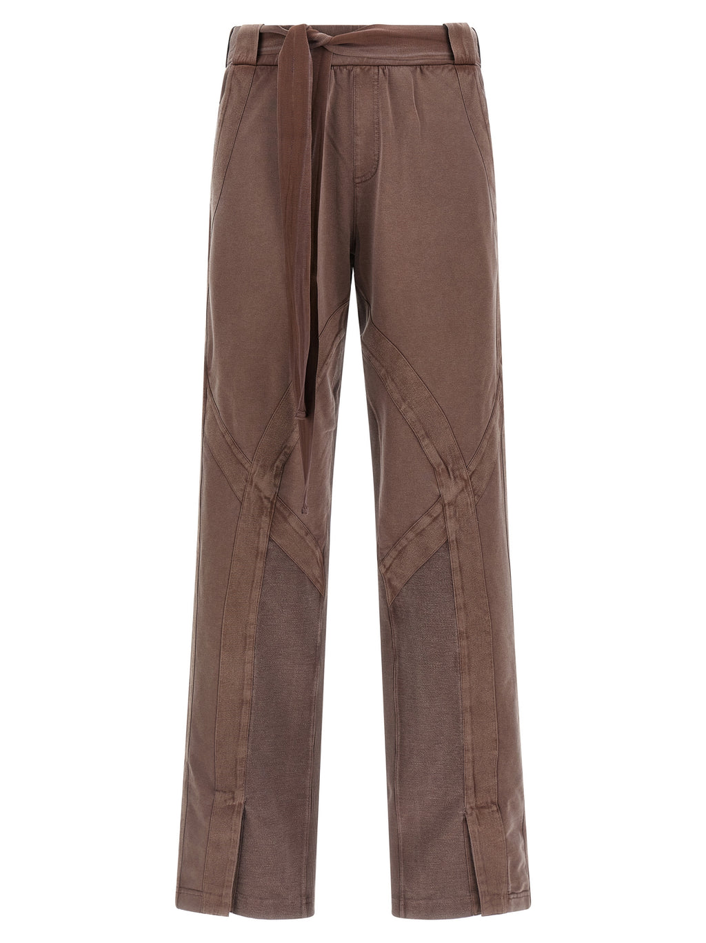 The Attico Brown Cotton Casual Pants