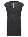 Rick Owens Black Cotton T-Shirt